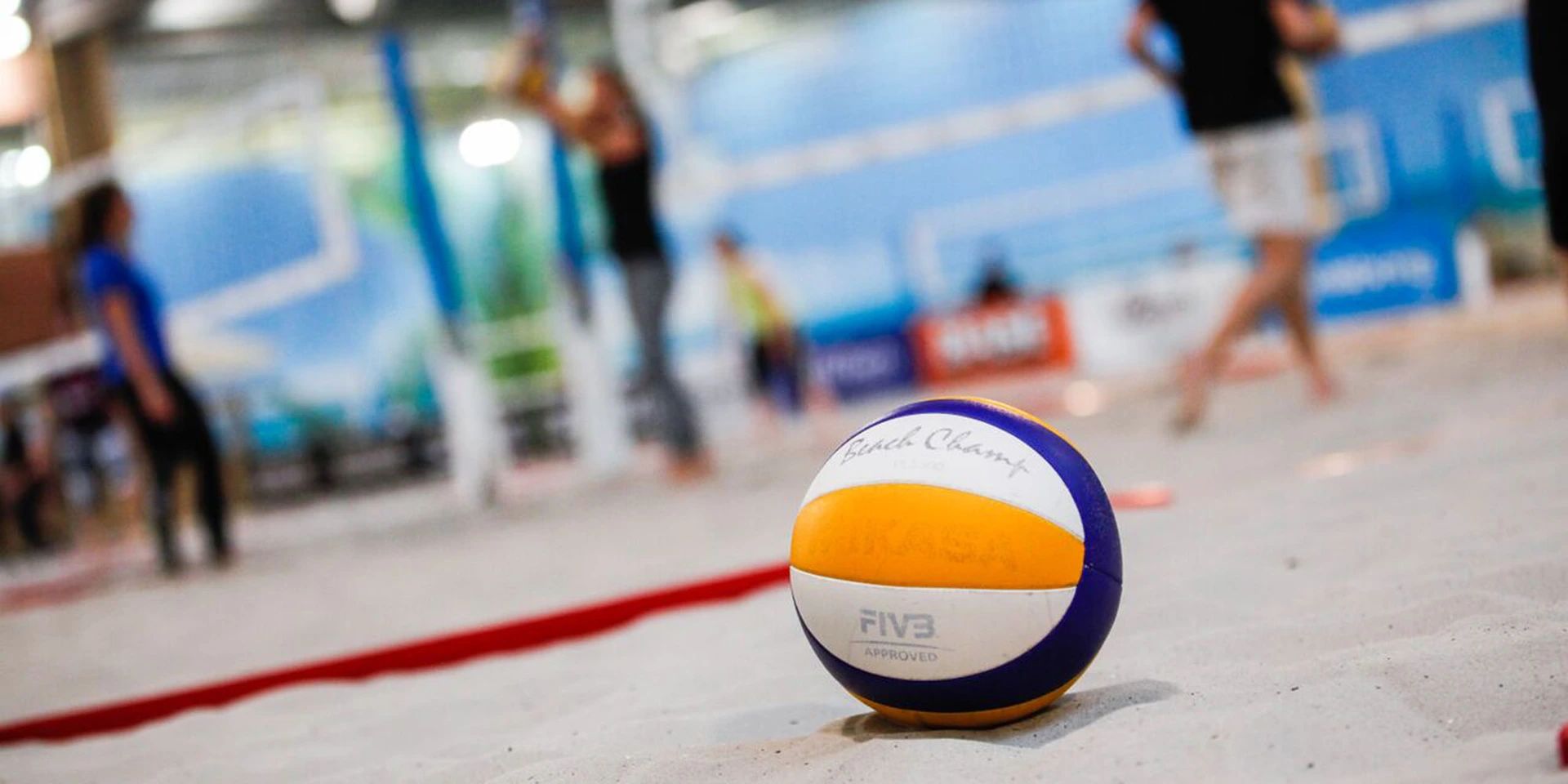Konferensaktivitet med beachvolley